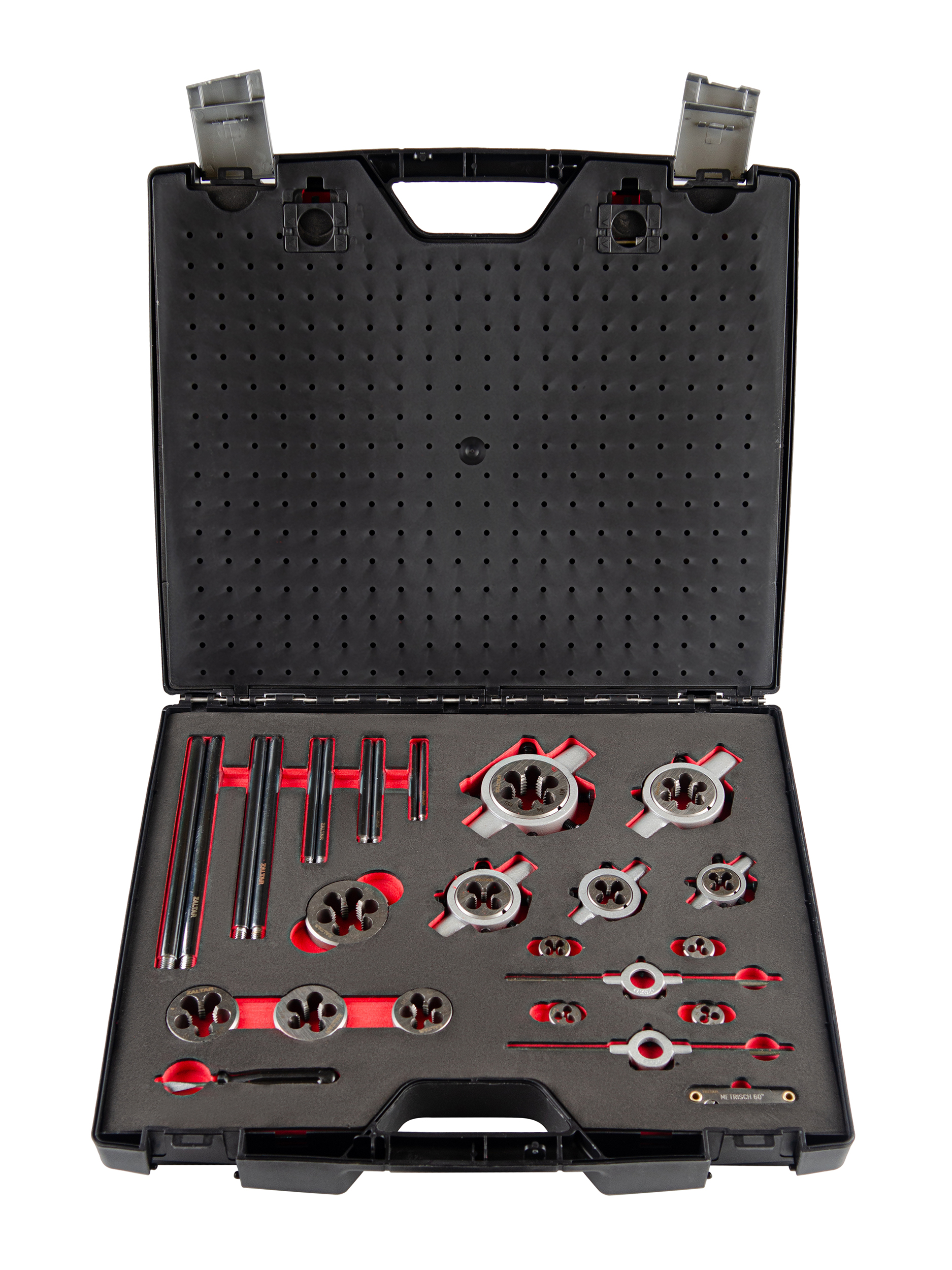 Набор резьбонарезного инструмента STM 55 HSS, 64 пр., M3-M4-M5-M6-M8-M10-M12-M14-M16-M18-M20-M22-M24 (ZA-10724)