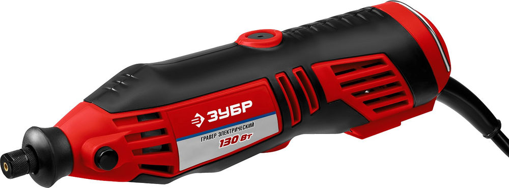Набор мини-насадок с гравером 172 предмета, 130 Вт ЗУБР ЗГ-130ЭК H172
