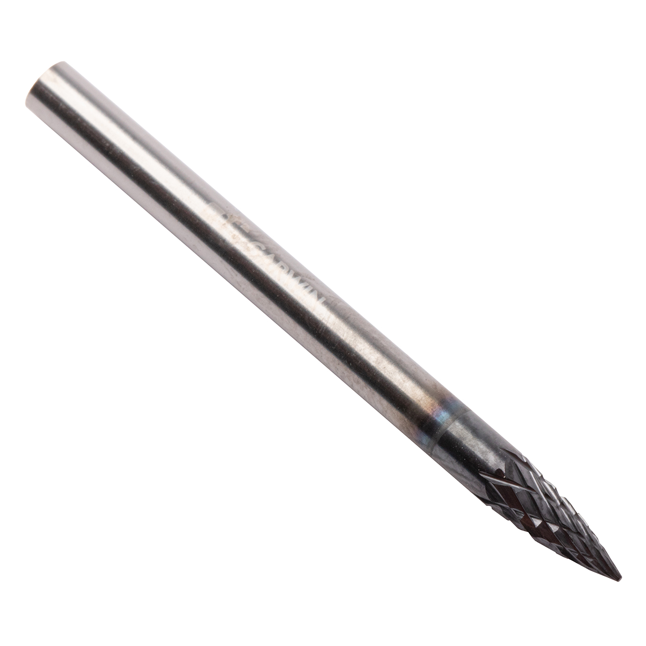 GARWIN INDUSTRIAL 900647-3*6*38 Борфреза параболическая с заостренным концом 3*6*38 мм, VHM, DC, TiAlN, форма G (серия 900647)