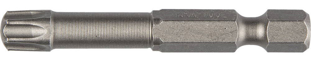 Торсионные биты X-Drive TX 30, 50 мм, 2 шт KRAFTOOL 26125-30-50-2