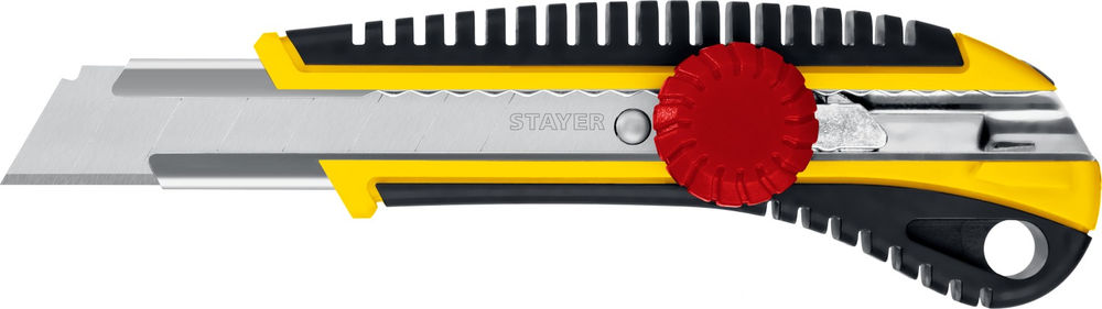 Нож 18 мм с винтовым фиксатором KS-18 Professional STAYER 09161