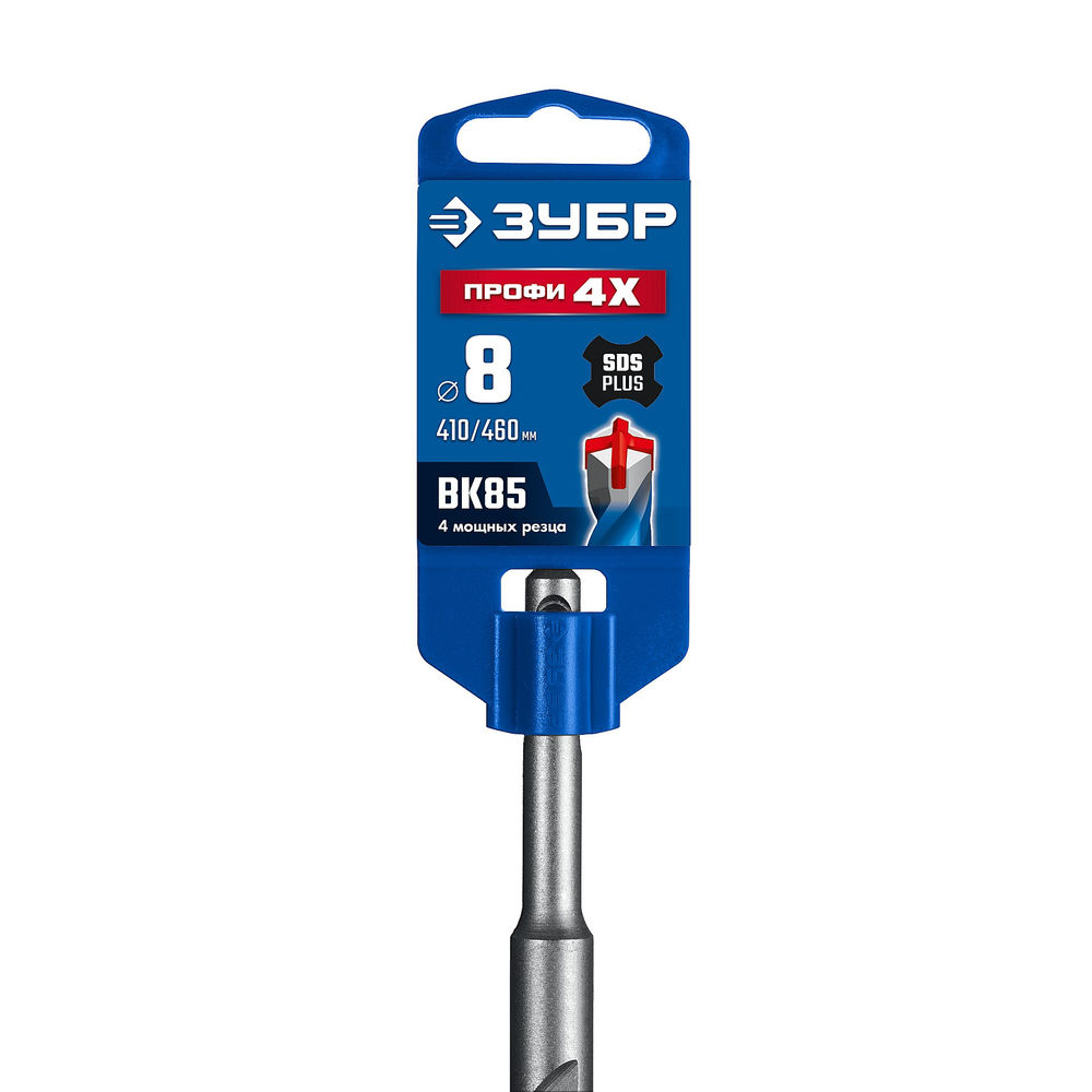 Бур SDS-plus 8 х 460 мм ПРОФИ-4Х ЗУБР 29313-460-08