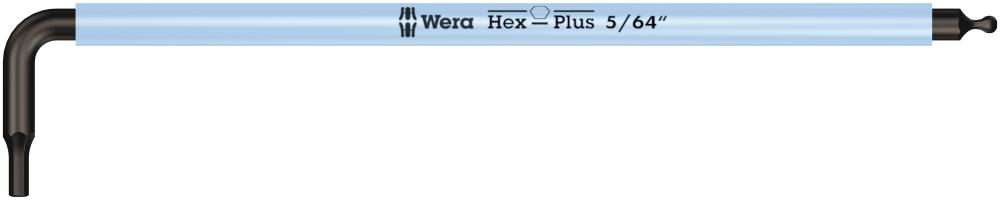 Г-образный ключ 5/64 x 101 мм с шаром Multicolour серия 950 SPKL Wera WE-022630