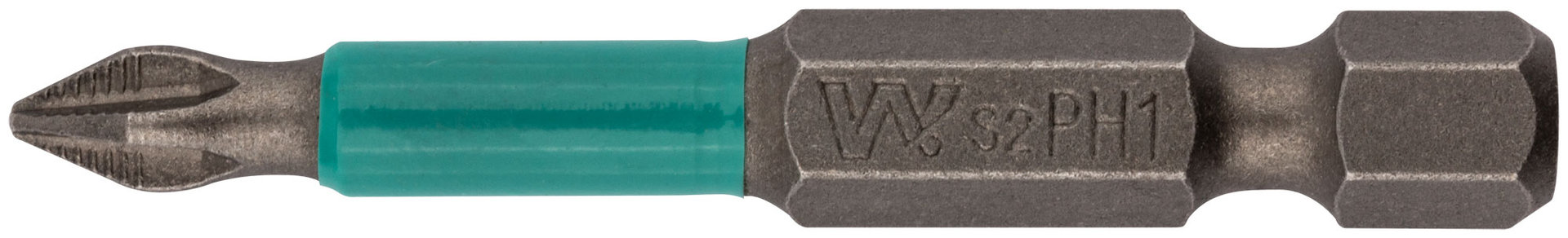 Биты WP, сталь S2, с насечкой, Профи, 50 мм PH1, 10 шт. (57576)