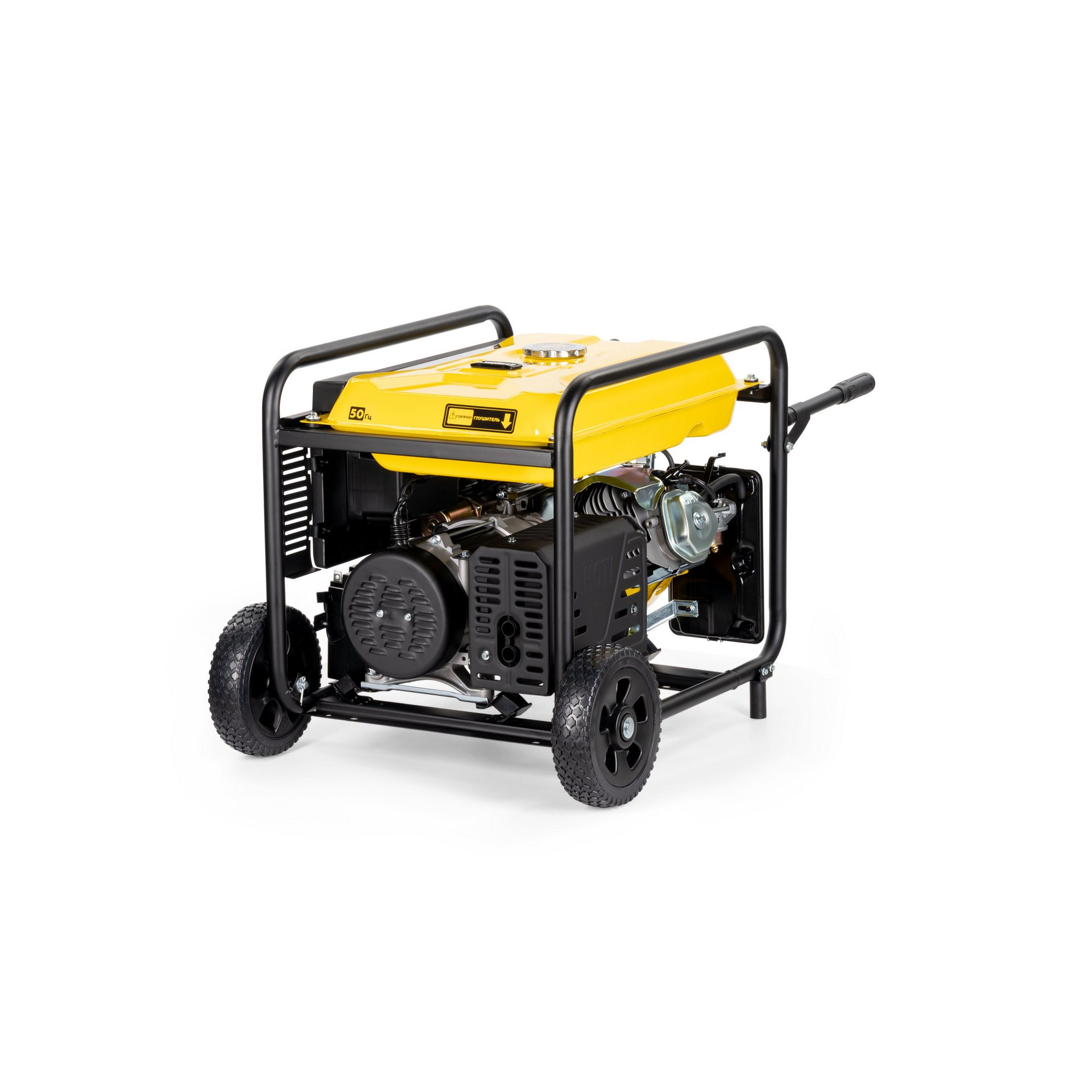 Генератор CHAMPION GG5000EW (5/5,5кВт 15лс 25л 81кг эл.старт колеса, счетчик) (GG5000EW)