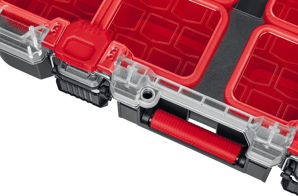 Ящик-органайзер пластиковый 525 х 345 х 147 мм (21) с 10 регулируемыми ячейками STACKNROLL KETER 38399