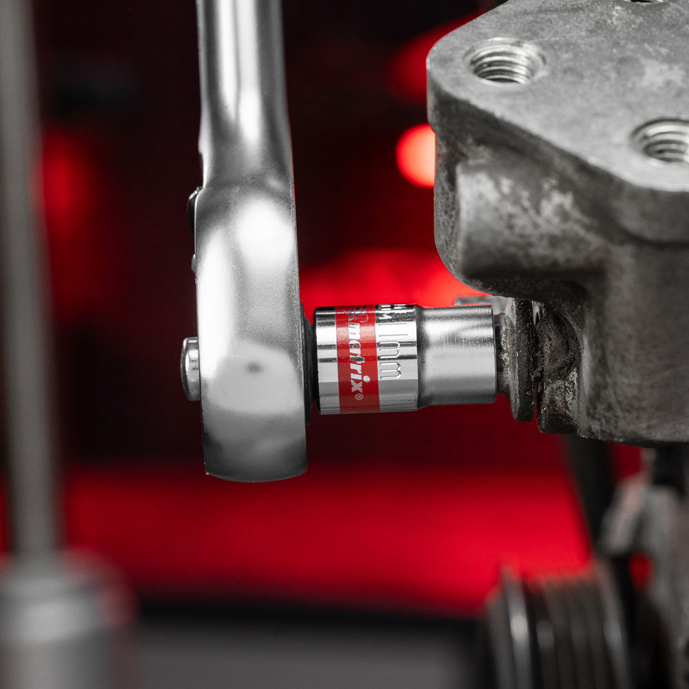 Набор торцевых головок 3/8, 6 гранные, CrV, 8-19мм, 10 штук Matrix