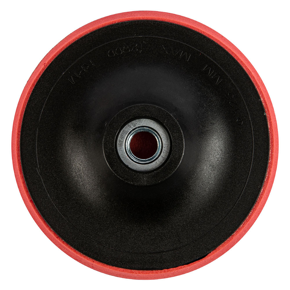 Насадка для дрели и УШМ с липучкой, 125 мм, с адаптером c М14 на d8 Сибртех (76235)