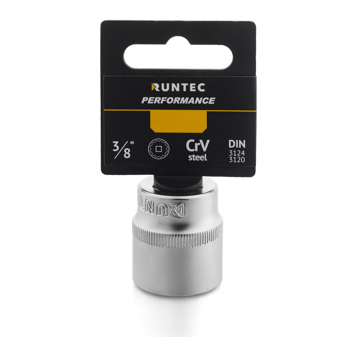 RUNTEC RT-H38S21D Головка торцевая RUNTEC CrV, 12PT, 3/8, 21 мм (RT-H38S21D)