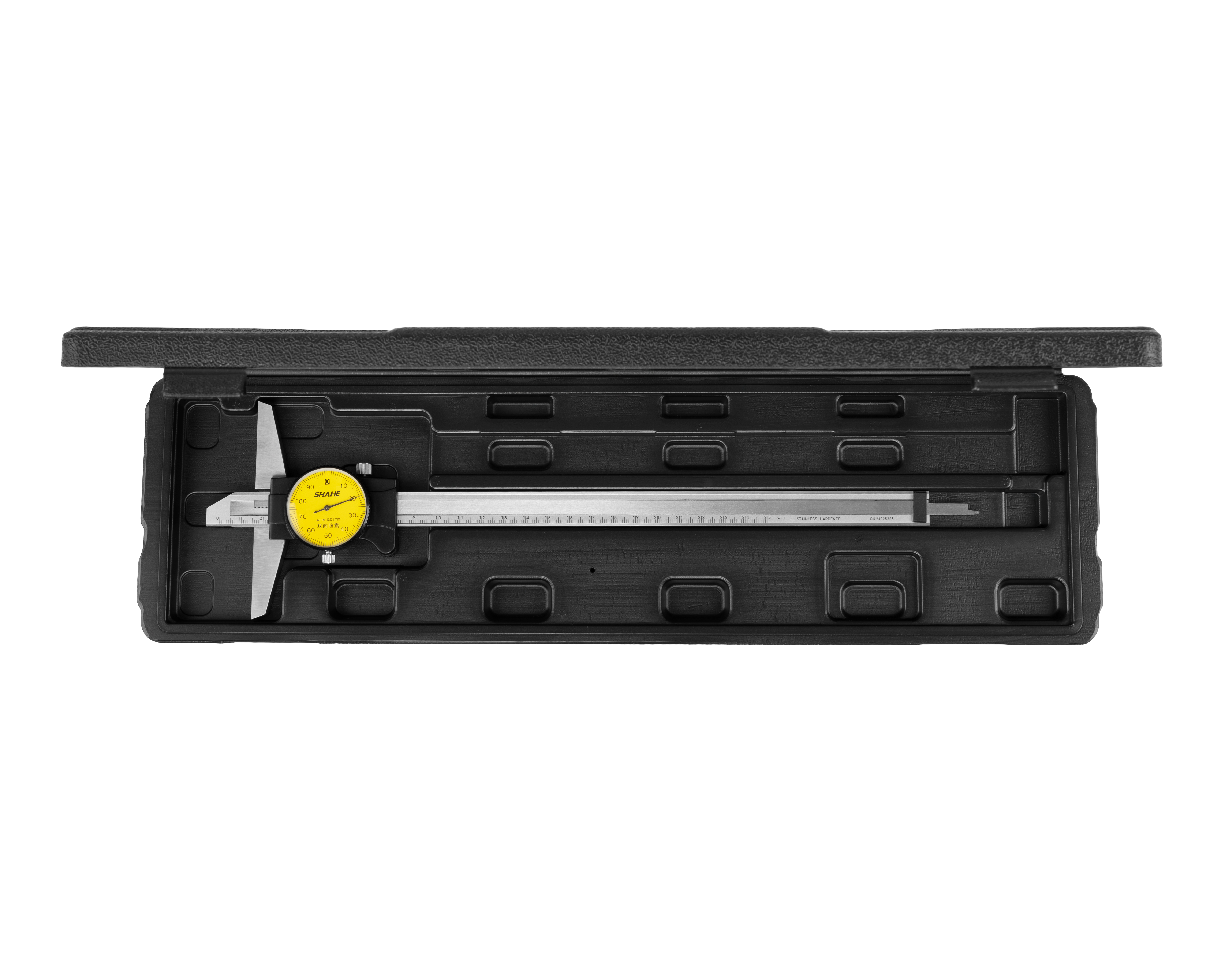Штангенглубиномер ШГК- 250 0,01 с круг. шкалой SHAHE