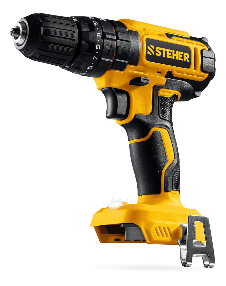 Дрель-шуруповерт ударная 20 В, 40 Н·м, без АКБ (LMS) STEHER CDS-40