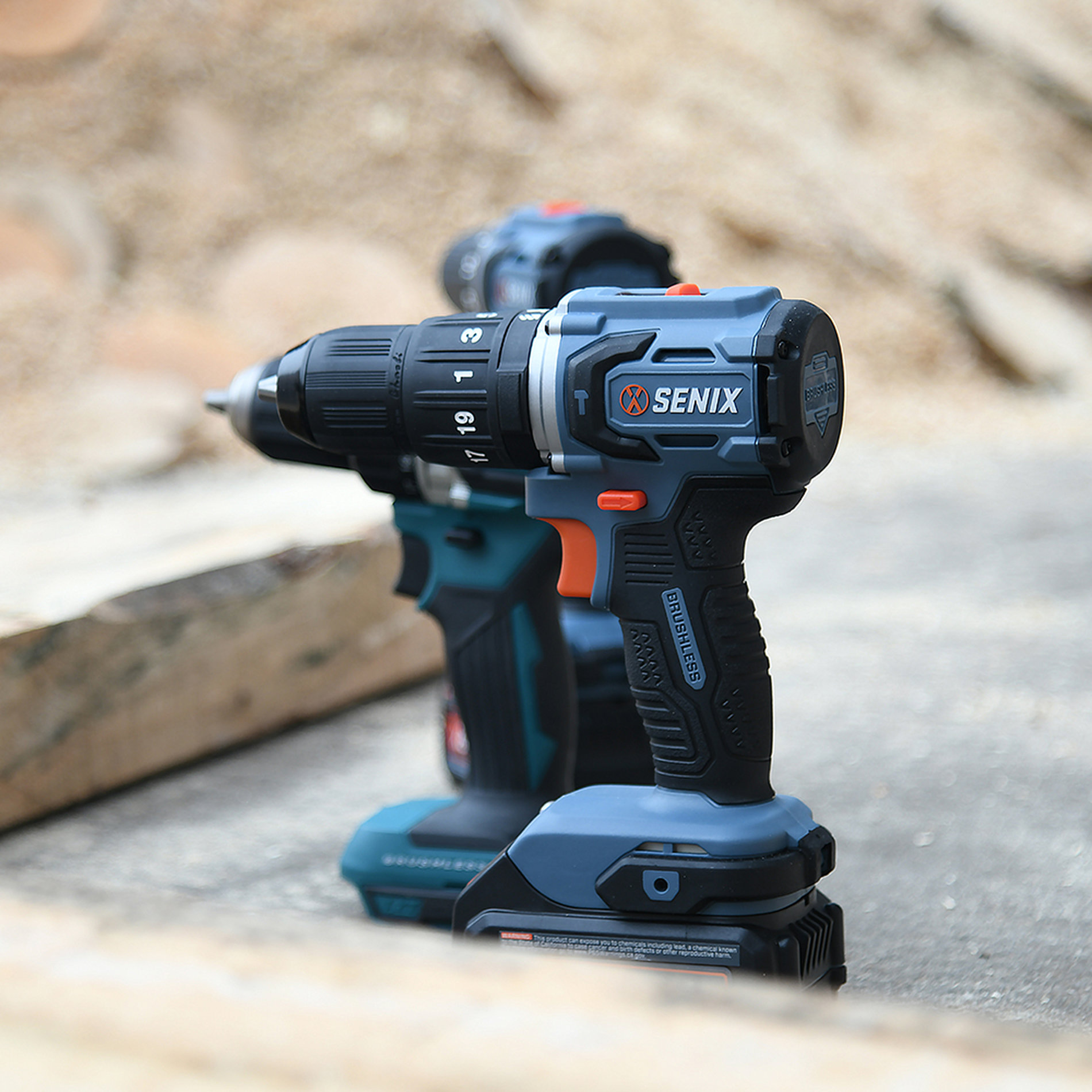 Ударная дрель-шуруповерт, 60 Нм, 2х2,5Ач, ЗУ, кейс X2 20В