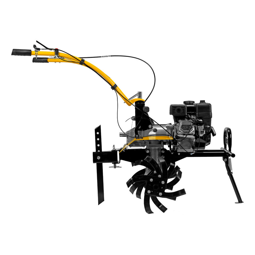 Мотоблок DPT-370X, 7 л.с, дисковое сцепление, ширина 90 см, глубина 35 см, фрез 3 х 4, ВОМ, передачи 3В/1Н Denzel (56406)