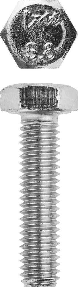 Болт M6 x 40 мм, кл. пр. 5.8, цинк, 5 кг, ГОСТ 7798-70 ЗУБР 303080-06-040