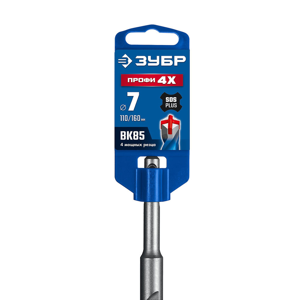 Бур SDS-plus 7 х 160 мм ПРОФИ-4Х ЗУБР 29313-160-07