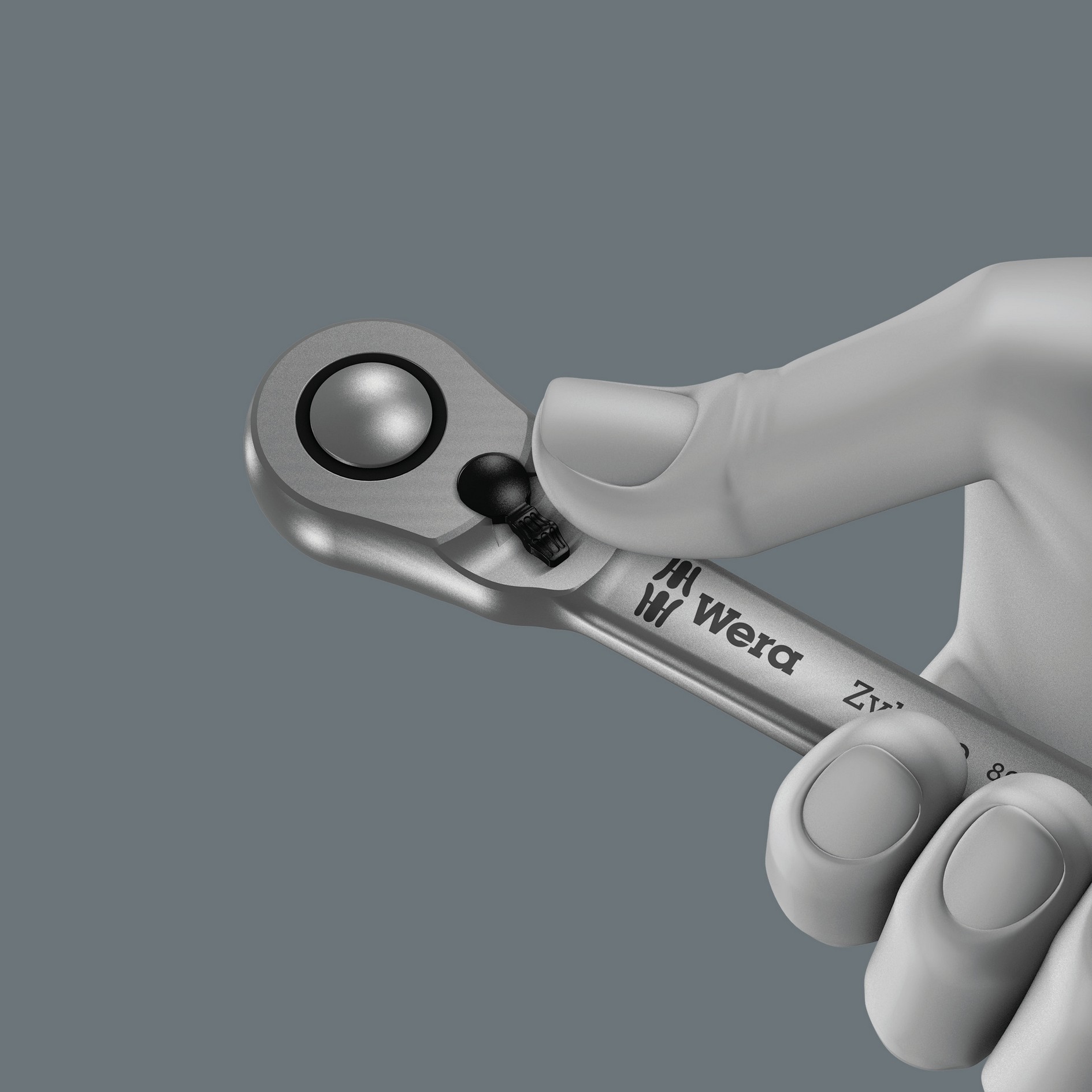 Набор с трещоткой 1/4 28 пр. реверс Zyklop Metal Switch серия 8100 SA 8 Wera WE-004018