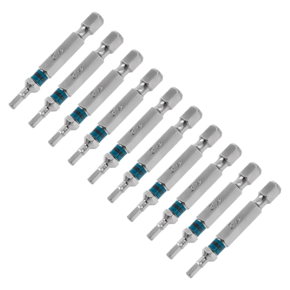 Бита HEX 3 х 50, сталь S2, 10 шт. Gross (11462)