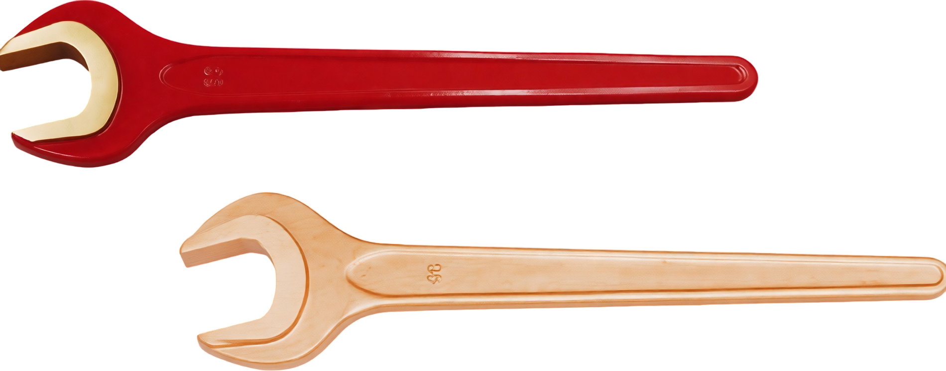 Ключ рожковый односторонний 8 искробезопасный сплав BeCu 140-8, HORTZ
