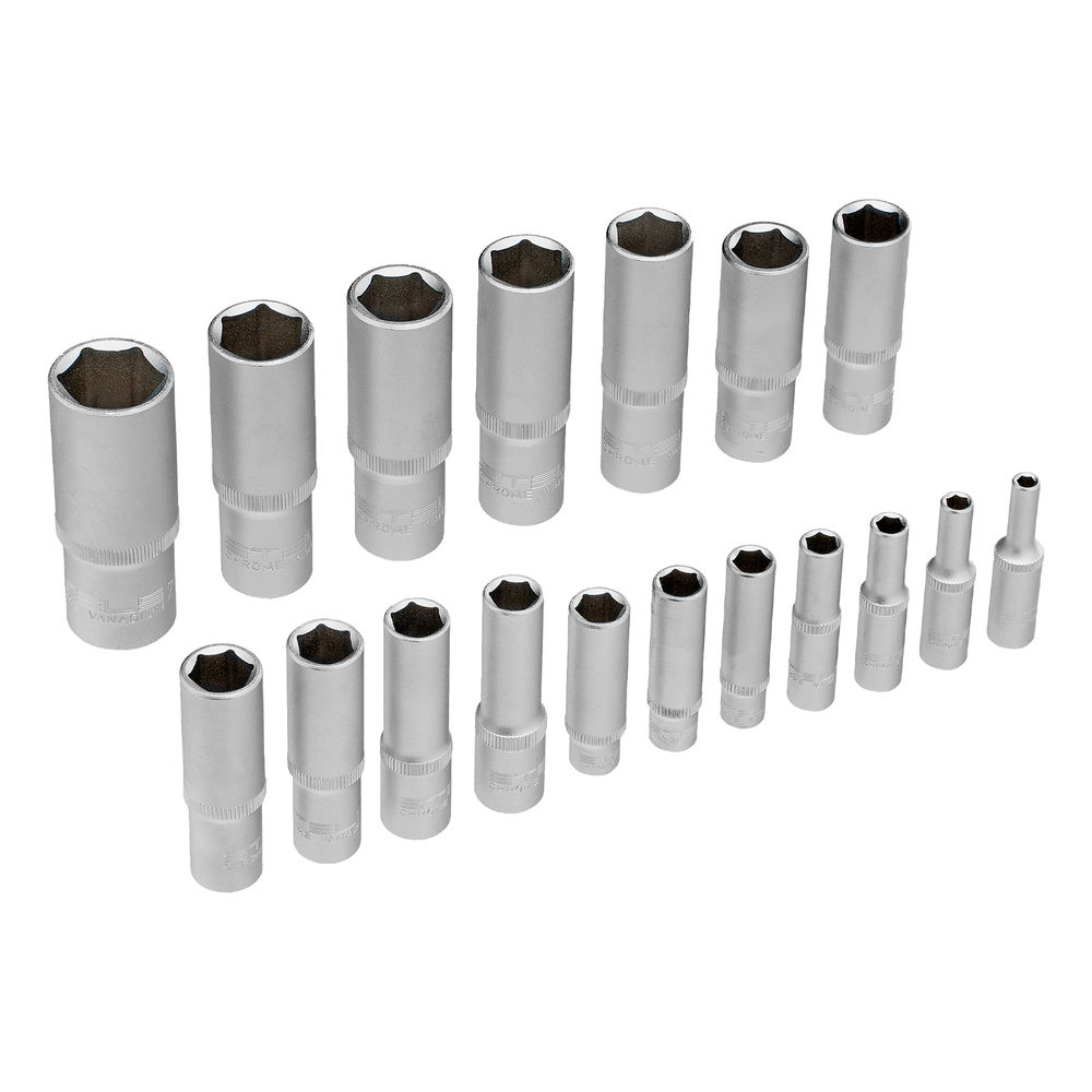 Набор инструментов, 1/4, 3/8, 1/2, Cr-V, S2, усиленный кейс, 216 предметов Stels