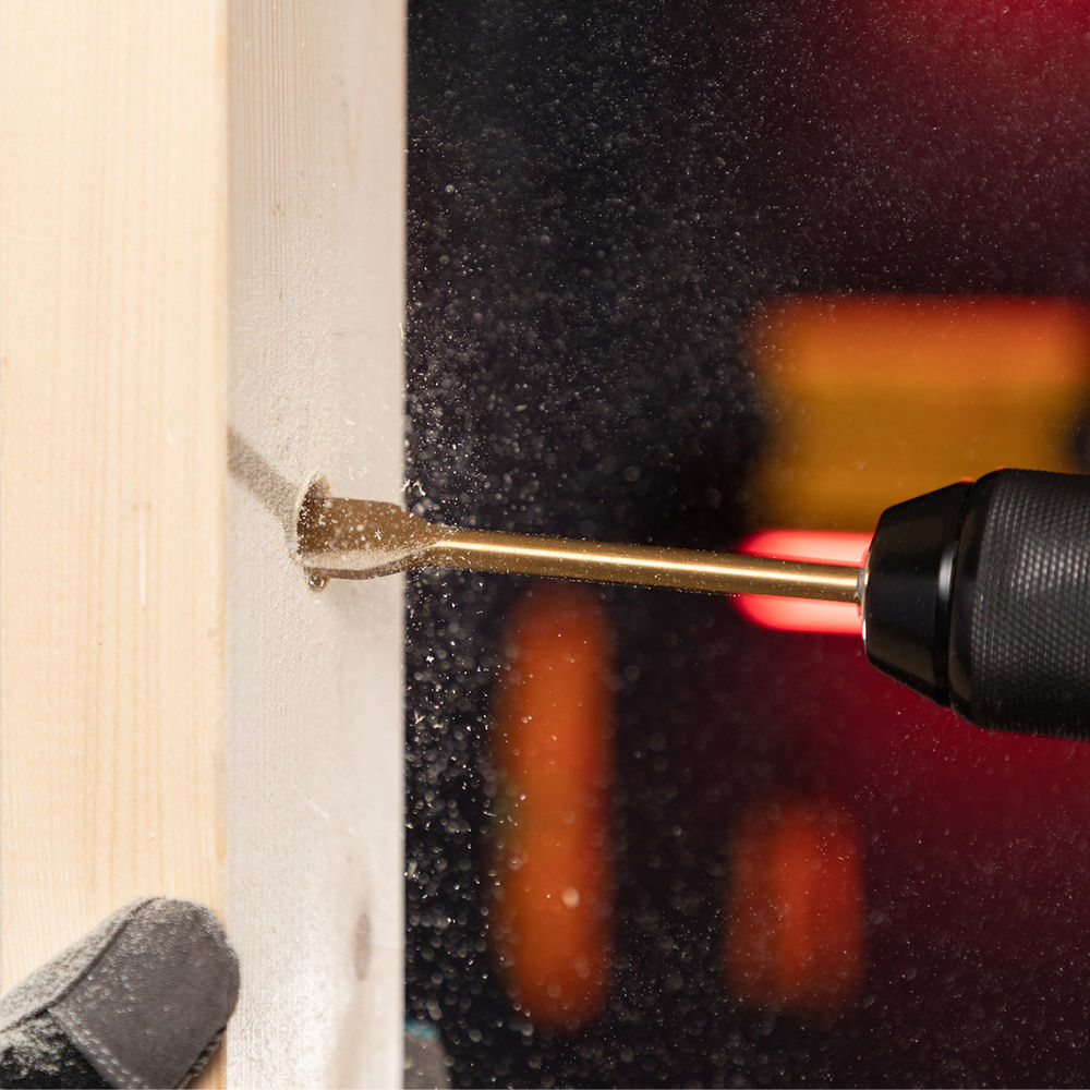 Набор сверл перовых по дереву, 6-8-10-12-13-14-16-18-19-20-22-24-25 мм, 13 шт, деревянный кейс Matrix (70442)