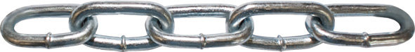 Цепь стальная короткозвенная (DIN 766) 10мм (1 м) ПРОМ (31446)