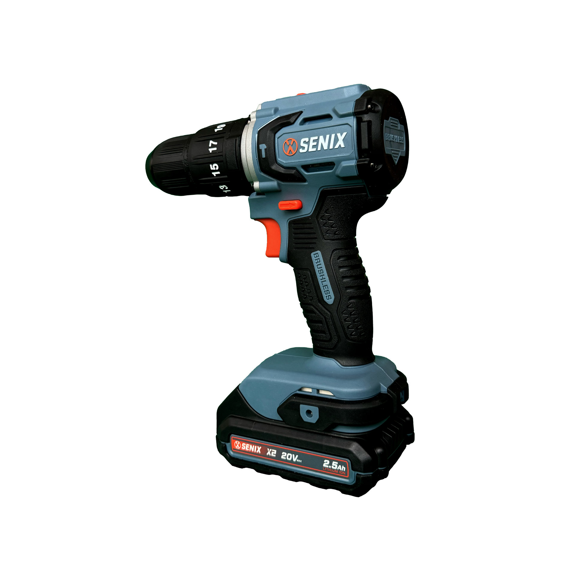 Ударная дрель-шуруповерт, 60 Нм, 2х2,5Ач, ЗУ, кейс X2 20В