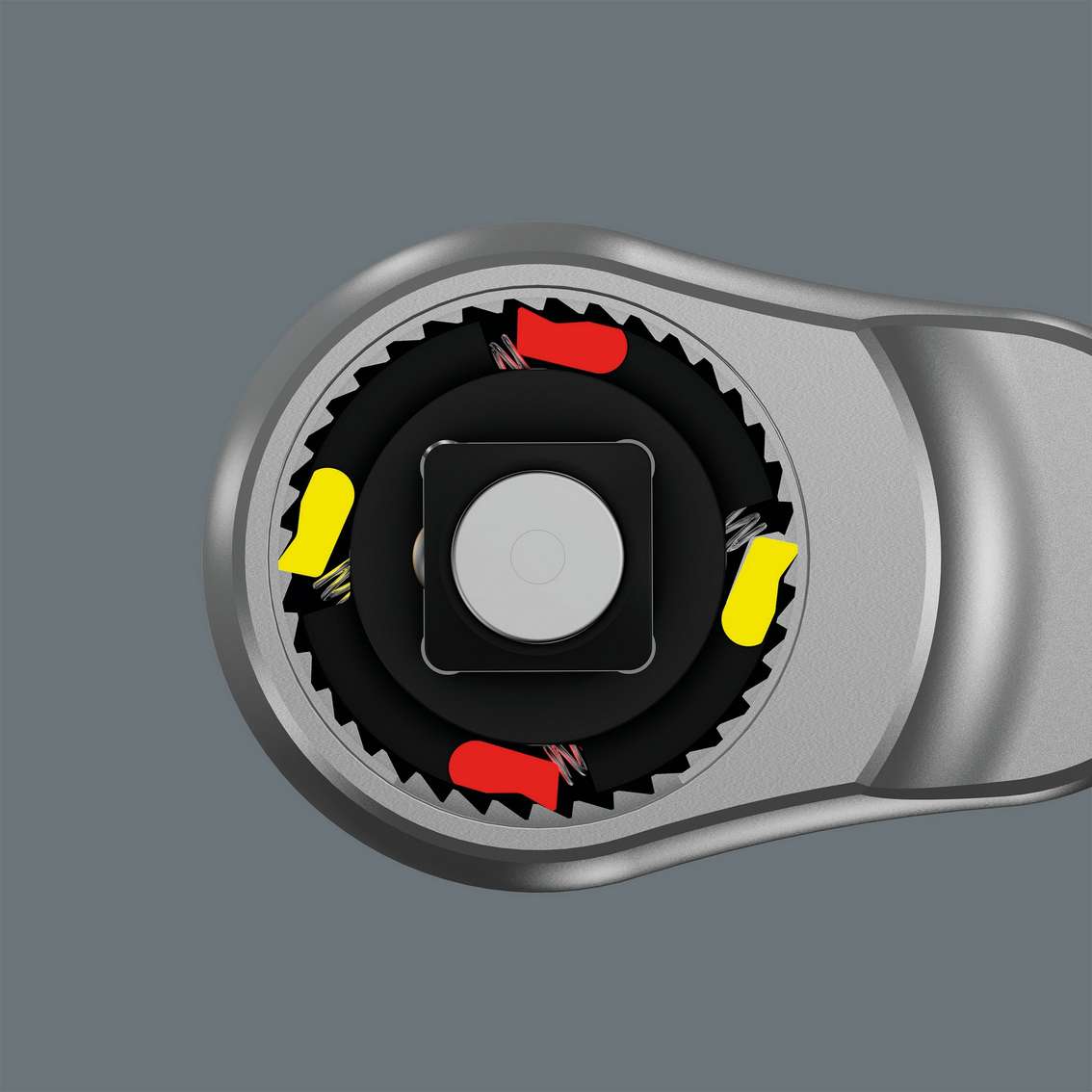 Трещотка 1/4 x 141 мм сдвижной квадрат Zyklop Metal Push серия 8003 A Wera WE-004003
