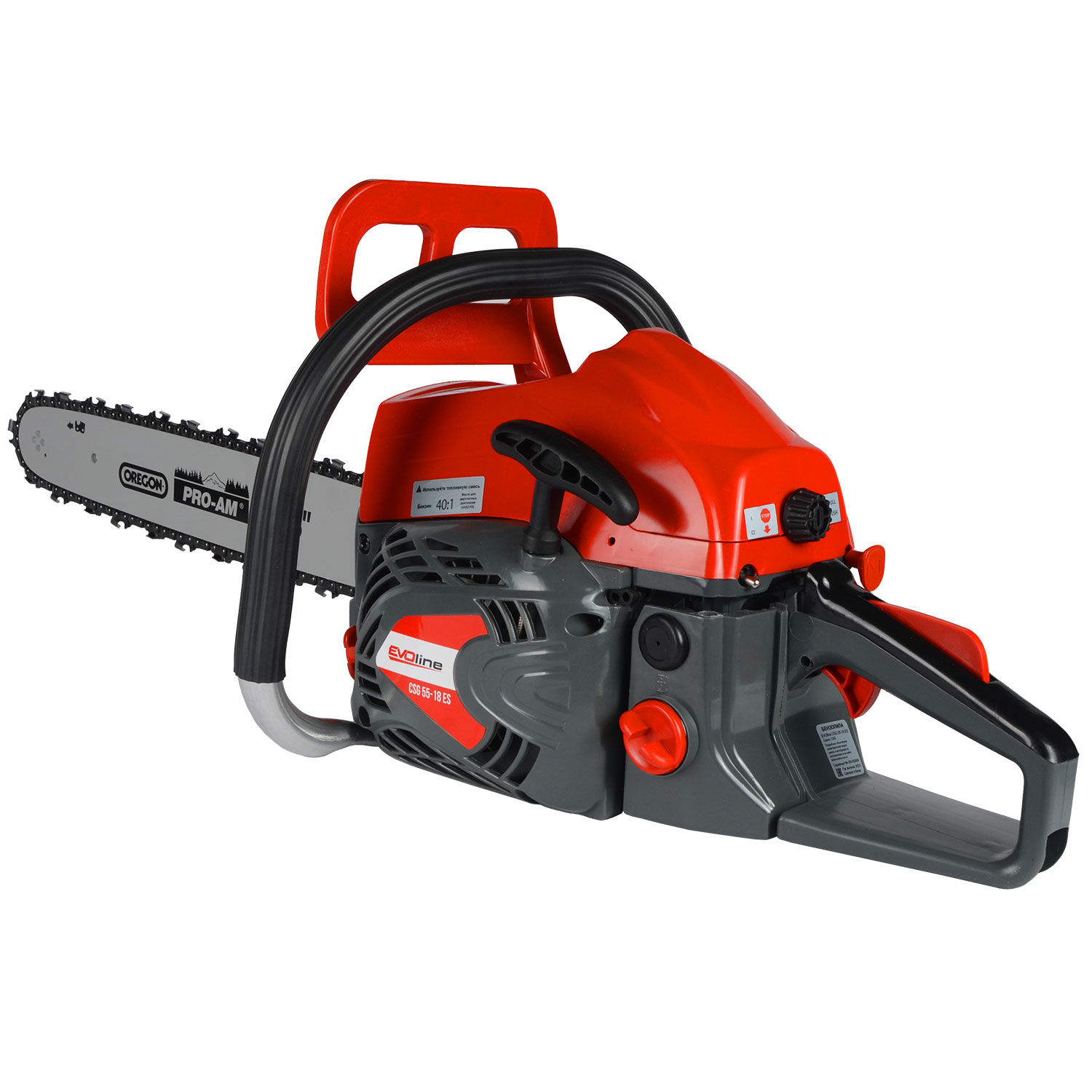 Пила бензиновая (бензопила) EVOline CSG 55-18 ES