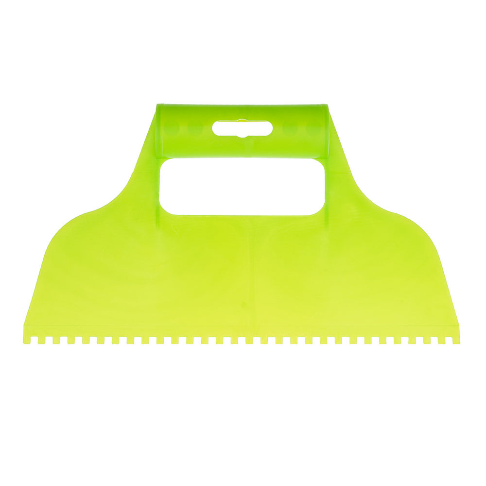 Шпатель для клея, пластмассовый, зубчатый 4 х 4 мм Сибртех (86014)