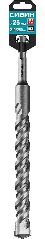 Бур SDS-plus 25 х 260 мм СИБИН 29312-260-25