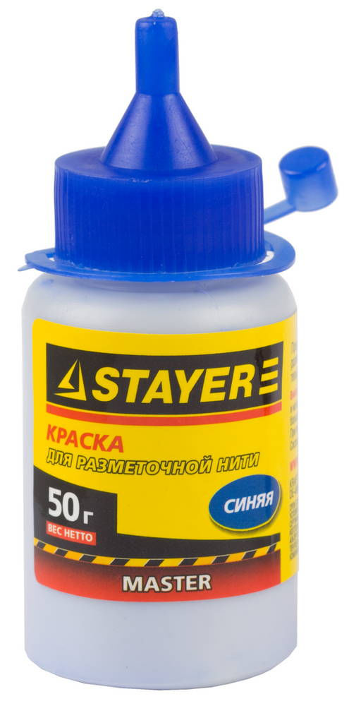 Краска для малярных разметочных шнуров 50 г, синяя STAYER 0640-1_z01