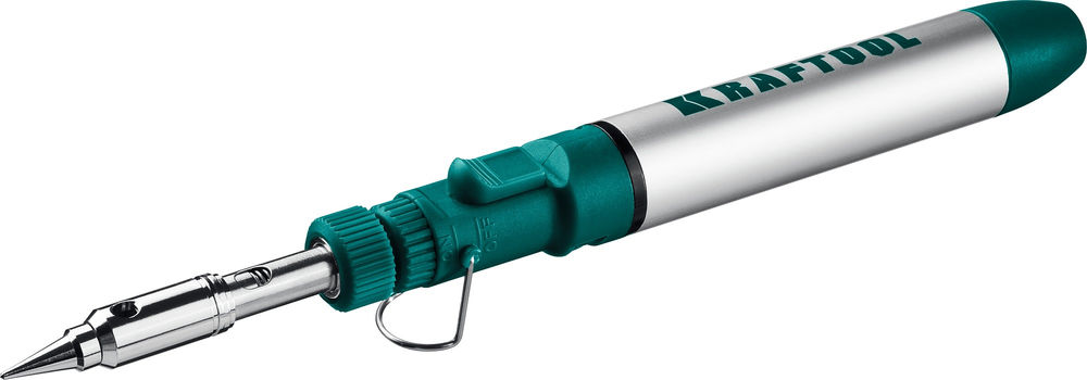 Газовый паяльник SolderGas, 70 B, 30–70 Вт, 1300°С, горелка, фен, набор 8 в 1 KRAFTOOL 55504-H8