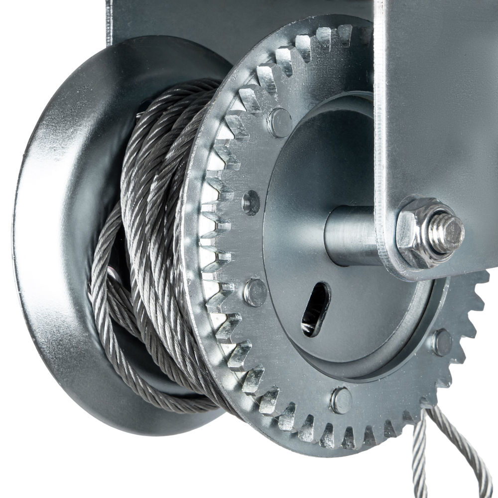 Лебедка шестеренчатая, тяга 0.8 т, тросовая Matrix (522735)
