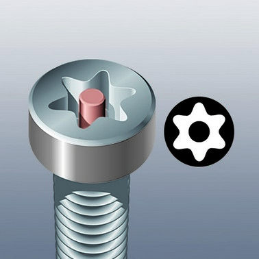 Отвёртка TX 25 x 100 мм с отверстием TORX BO серия 367 Wera WE-138263