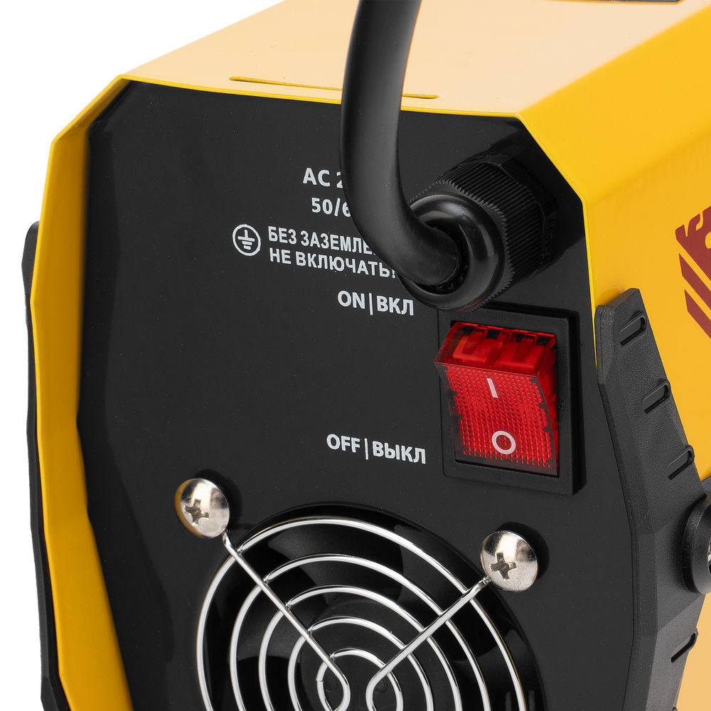 Аппарат инверторный дуговой сварки DS-200 Compact, 200 А, ПВ 70%, диаметр электрода 1.6-5 мм Denzel (94373)