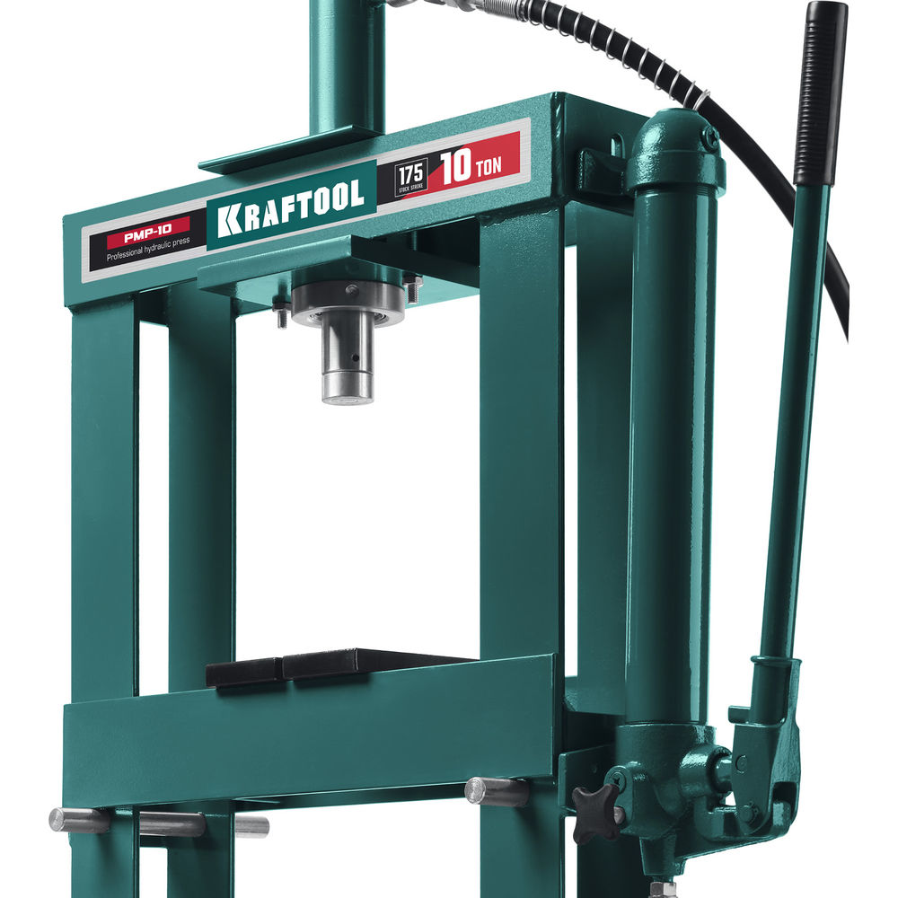 Гидравлический пресс с гидронасосом и манометром PMP-10, 10 т KRAFTOOL 43472-10