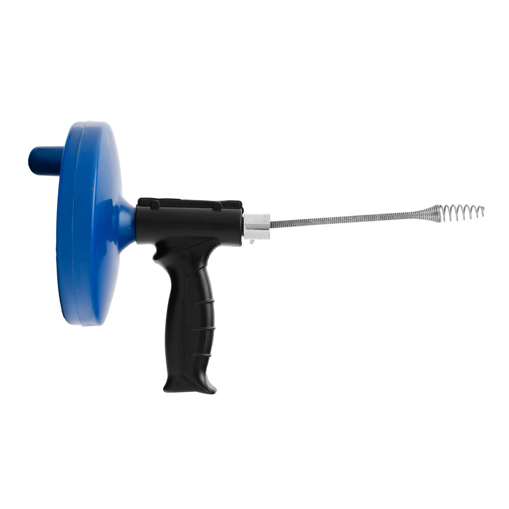 Трос для прочистки труб, L-3,3 м, D 6 мм, пластмассовый корпус Сибртех (92464)