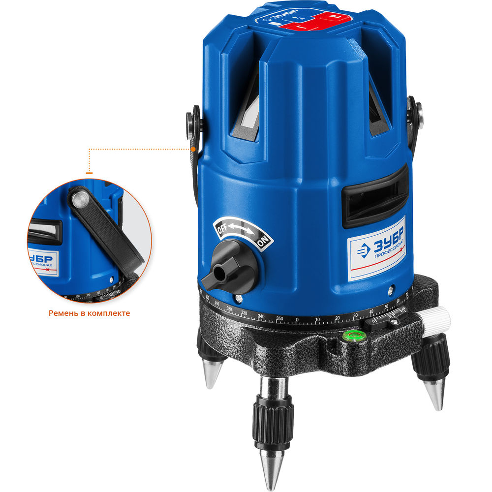 Лазерный нивелир Крест 55, 20 - 70 м ЗУБР Профессионал 34904