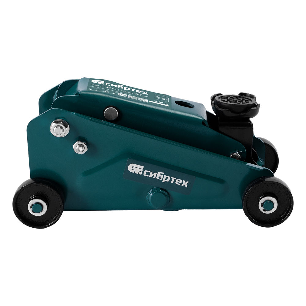Домкрат гидравлический подкатной, 2,5 т, 148-387 мм Сибртех