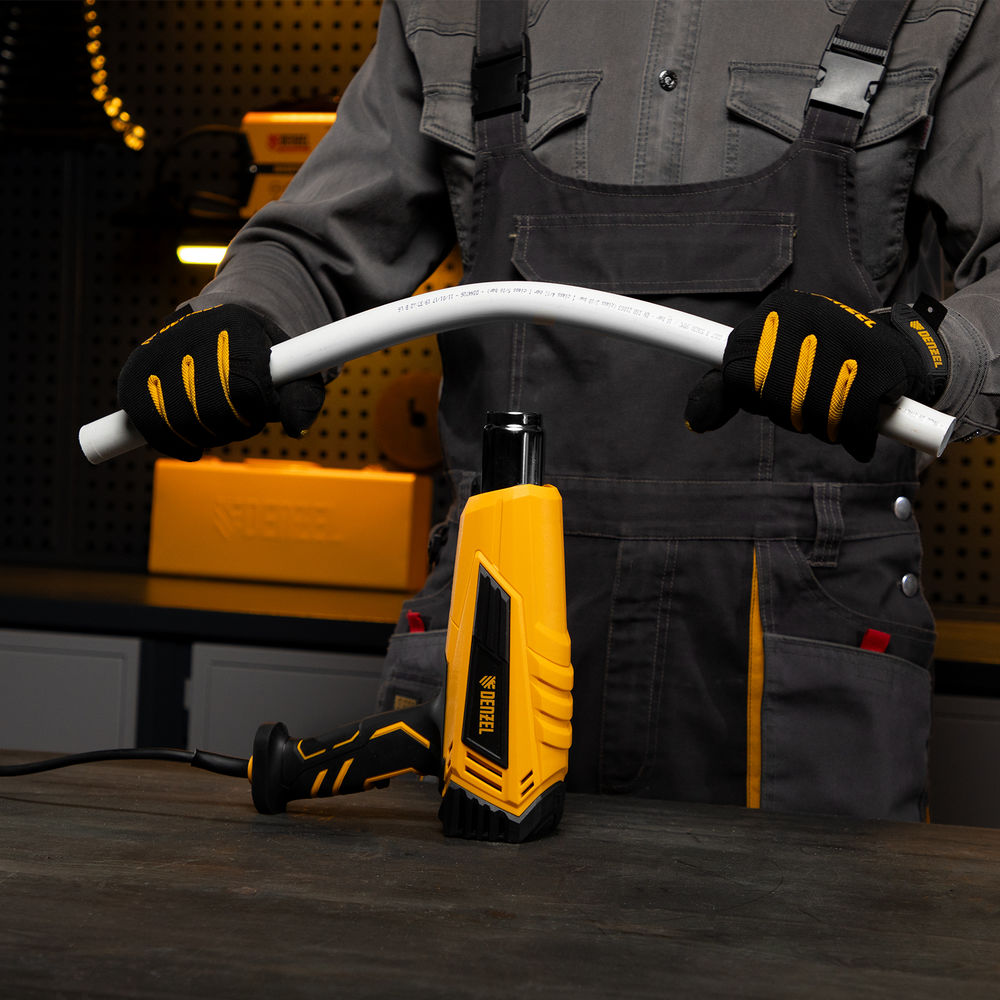 Фен технический HGH-2000, 2000 Вт, 2 режима Denzel (28002)