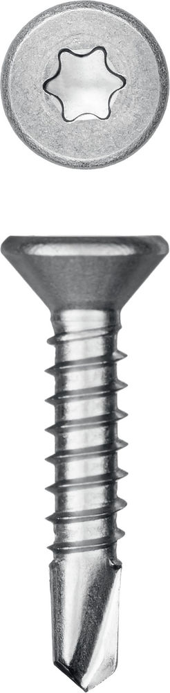 Саморез нержавеющий 19?3.9 мм DS-C А2 сверло потайная головка ТХ15 750 шт KRAFTOOL 300932-39-019