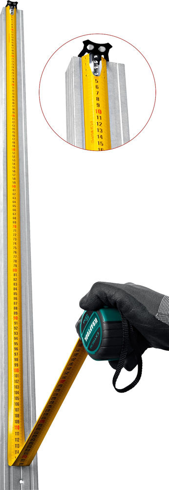 Рулетка 5 м х 32 мм со сверх широким полотном Extrem KRAFTOOL 34127-5