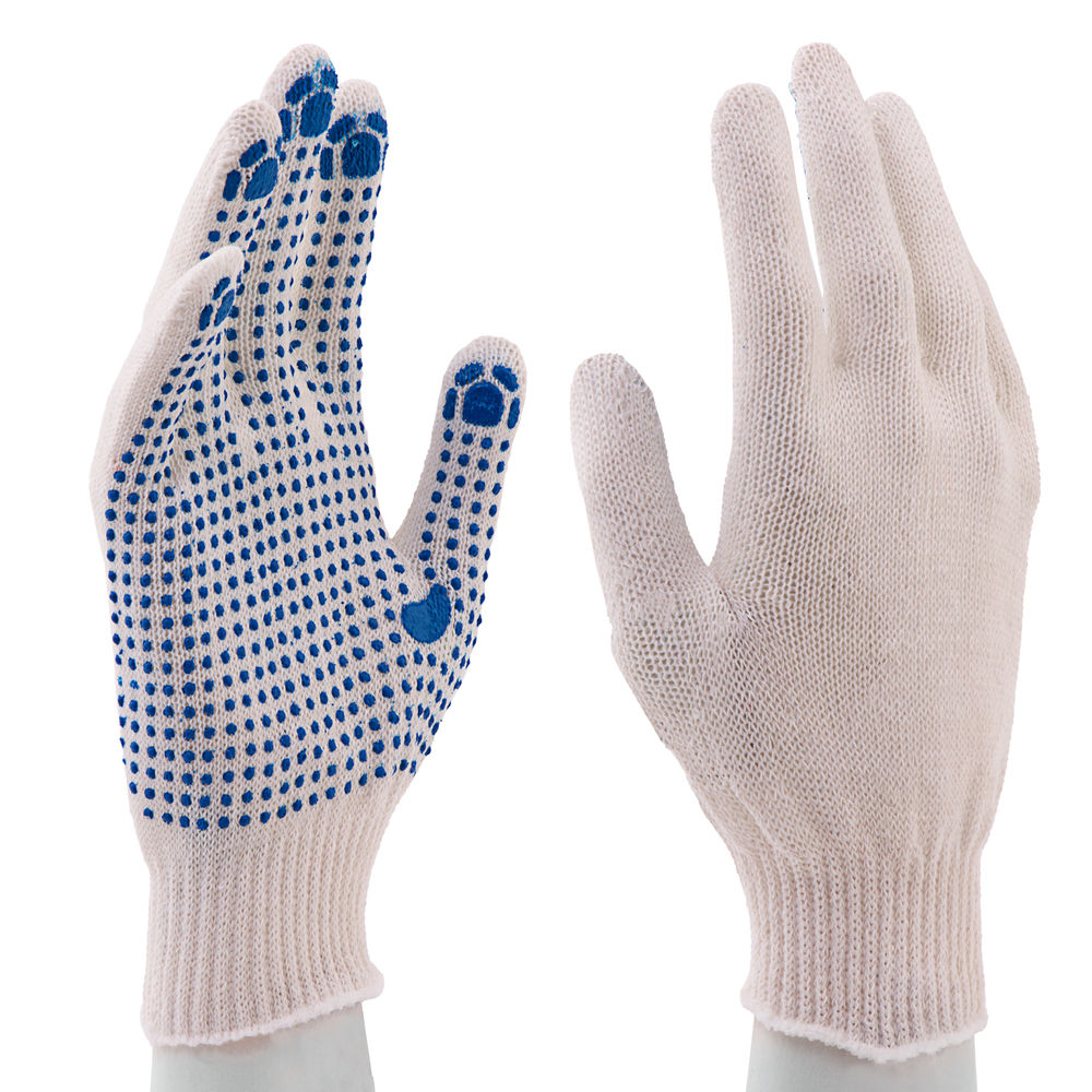 Перчатки х/б, ПВХ покрытие, Точка, 10 класс (67715)
