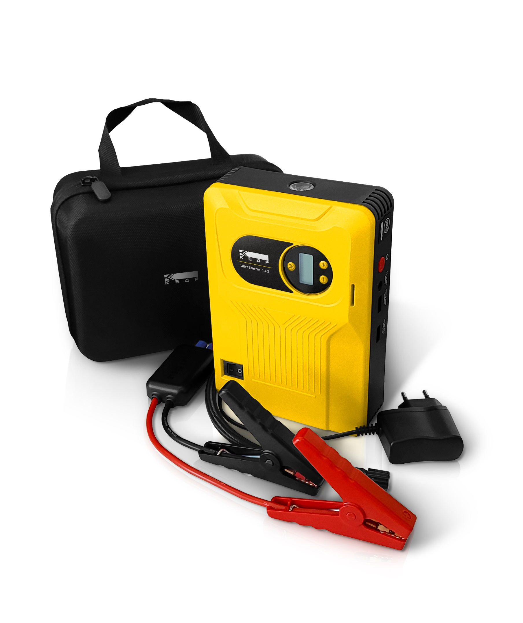 Пуско-зарядное устройство с компрессором КЕДР ПЗУ UltraStarter-140