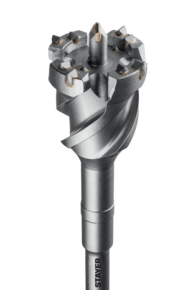 Бур проломной SDS-max PROFESSIONAL HERCULES-4Х STAYER d80x900/1000 мм 29319-80-1000  