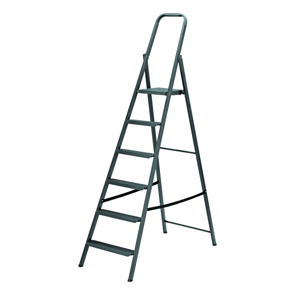 Стремянка 6 ступеней, компактная, стальная Сибртех (97946)