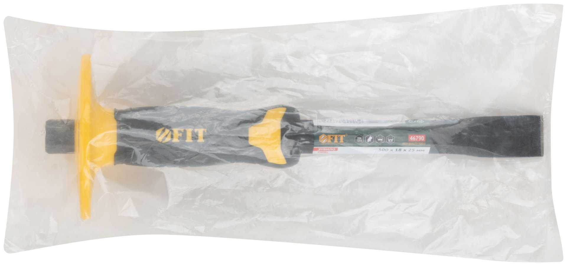 Зубило с пластиковым прорезиненным протектором 300х18х25 мм Профи (46790)