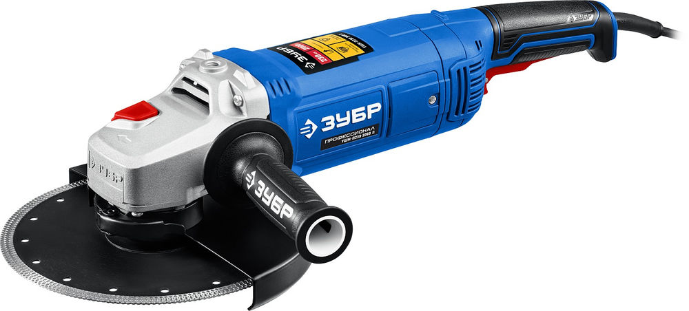 УШМ 2000 Вт d230 мм Профессионал ЗУБР УШМ-П230-2000 П