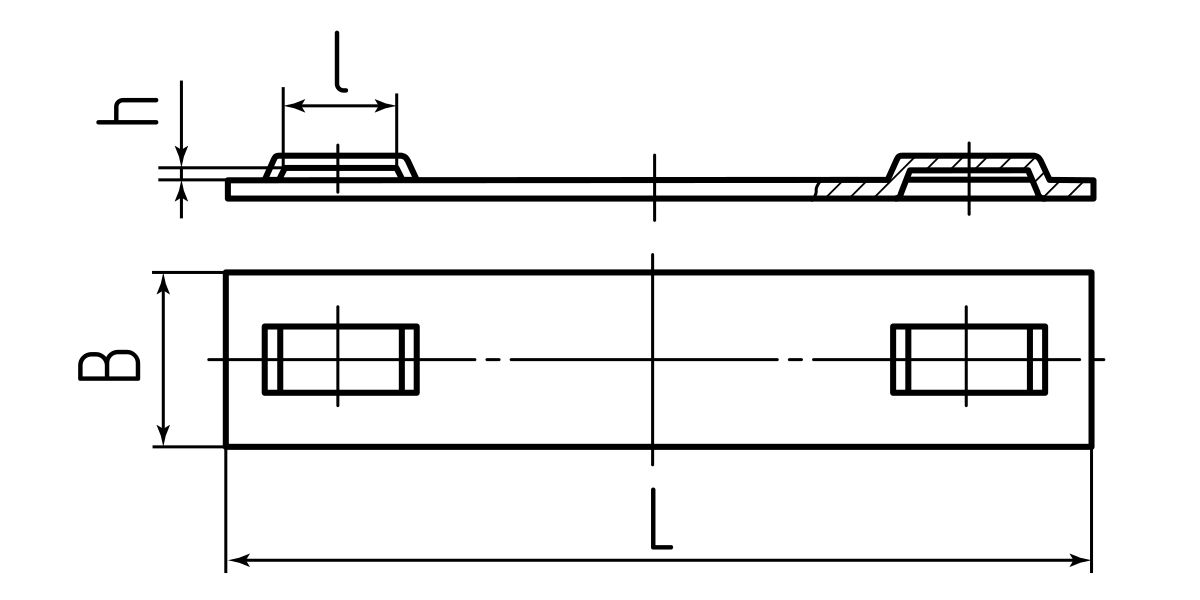 Бирка маркировочная МБС (304) 89х19 (Fortisflex) (71879)