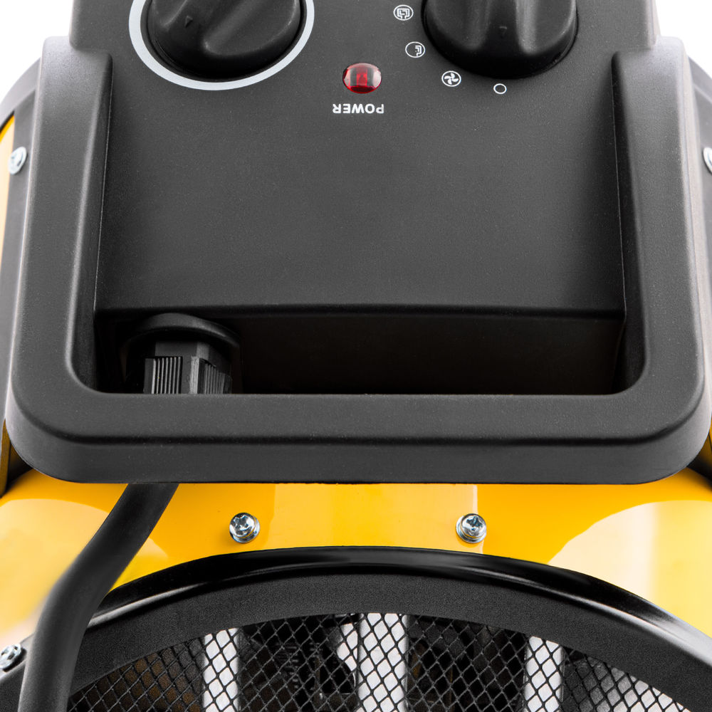 Тепловая пушка, керамический нагреватель (тепловентилятор) DHC 5-400, 230 В, 0.04/3/5 кВт Denzel (96428)